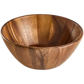 Homeware Profession. Salatschüssel , Akaziefarben , Holz , Akazie , Schichtholz , Holz , rund , 12 cm , Lfgb , lebensmittelecht , Geschirr, Schalen & Schüsseln, Salatschüsseln