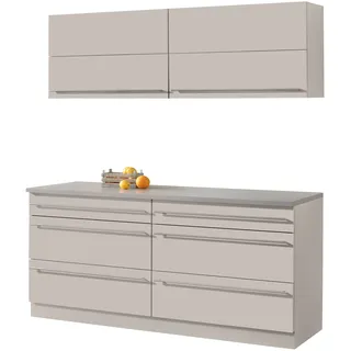 WIHO KÜCHEN Küchenzeile Chicago 180 cm weiß