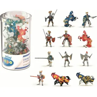 Papo 33016 - Mini Ritter (Kunststoffbehälter, 12 Stück) Spielfigur 1 St
