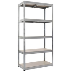 Work>it Steel shelf unit with 5 shelves 275 kg