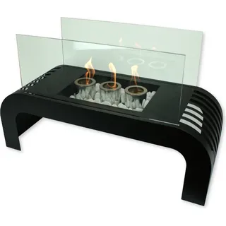 Tischkamin Sorrento Premium Schwarz - Schwarz