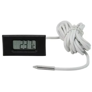 LCD Fernthermometer -40 bis +110 °C mit 3 m Fühlerkabel - batteriebetrieben - mit Digitalanzeige