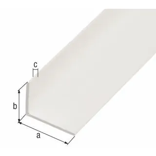 GAH Alberts Alberts Winkelprofil,PVC,weiß,40x10x2/1m 479275