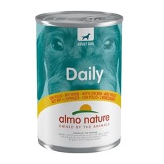 400g Pui Almo Nature Daily Hrană umedă pentru câini