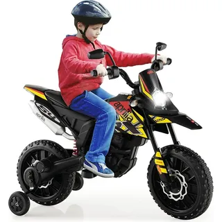 Costway Kinder-Elektromotorrad 12V schwarz (null)