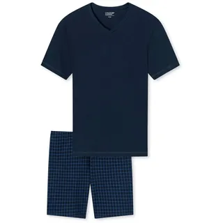 SCHIESSER Schlafanzug kurz Blau 56