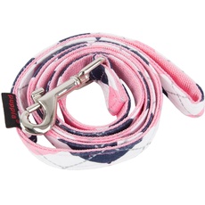 Puppia PAQA-AL1410 Hunde Leine, Argyle, medium, pink