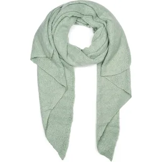styleBREAKER XXL-Schal "Asymmetrischer unifarbener Web Schal" 1 Stk., jadegrün