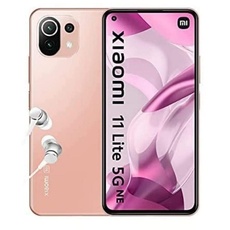 Xiaomi 11 Lite 5G NE(6,67"") leistungsstarkes Smartphone ohne Vertrag+Kopfhörer, Dolby Vision, 90 Hz AMOLED Display, 8GB RAM+128GB Speicher,Dual-SIM, Android 11, Pink-[Exklusiv bei Amazon]