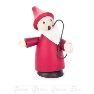 Räuchermann Mini-Räuchermann Wichtel, rot BxHxT 7 cmx8 cmx6 cm NEU Erzgebirge