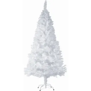 tectake Weihnachtsbaum , inklusive Metallständer mit Kunststoffkappen, weiß , Weiß , Dreieckig , 180 cm , Dekoration, Weihnachtsdekoration, Christbäume & Zubehör