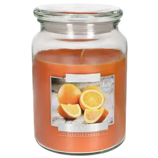 KOTARBAU® Duftkerze Duft Groß im Glas mit Deckel Orange Geschenkidee Aromatherapie Dekorations-Kerzen Brenndauer bis zu 100 Stunden