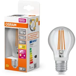 Osram LED Leuchtmittel Classic A60 mit Bewegung & Tageslichtsensor E27 7.3 W warmweiß