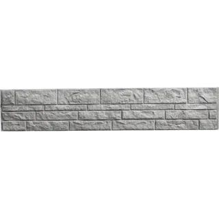 Betonzaun-Platte Fels 200 cm x 38,5 cm x 3 cm