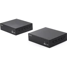 StarTech Dual HDMI Extender über Cat6 - 1080p over CAT6 oder CAT5 (90 m, HDMI CEC), Wireless Transmitter, Schwarz