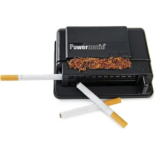 Zico MM Powermatic Mini Handstopfmaschine Zigarettenstopf-Maschine, Kunststoff, schwarz, 10 x 10 x 5 cm