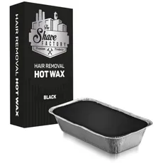 The Shave Factory Hair Removal Hot Wax - Heisswax 500g (500g, schwarz)