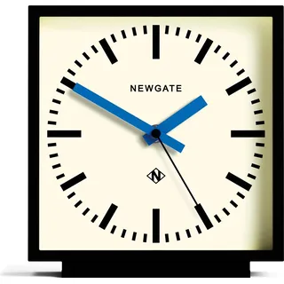 Newgate Amp Railway Kaminuhr mit Blaue Zeiger - Schwarz, Blau