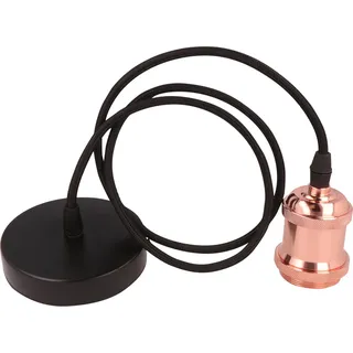 E27 LED Line Aluminium LED Hängelampe Hängeleuchte Pendelleuchte Lampe 1 Meter Schnur in Rose Gold