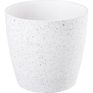 Blumentopf Strend Pro Stone, 28x26 cm, weiß, Stein-Effekt
