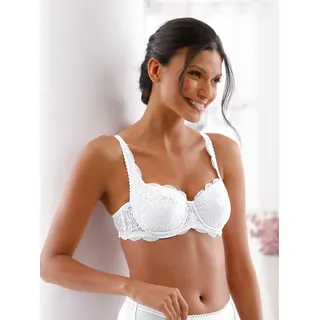 SUSA Dirndl-BH mit herausnehmbaren Pads Susa Damen, Gr. 80, Cup E, weiß,