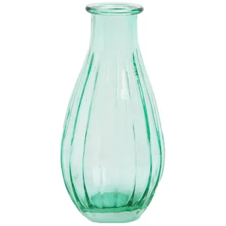 Talking Tables Grüne Glasknospenvase für Blumen | kleine gerippte schmalhaltige Flaschen für Wohnkultur,Arrangements,Hochzeitsdekoration für Tischdekoration,Fensterbank,Boho-BUDVASE-GRN,Einheitsgröße