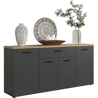 Home Affaire Bajo 180 x 85 x 42 cm grau / anthrazit