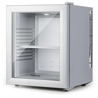 Klarstein Mini Kühlschrank Getränkekühlschrank 23 l 47 cm hoch Silber