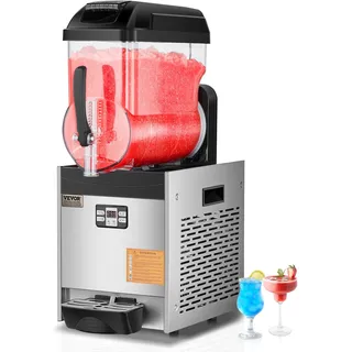 Vevor Kommerzieller Smoothie Maker, 12 l Einzelbehälter, 48 Tassen Smoothie Maker aus Edelstahl mit Tastenfeld für Partys, Restaurants und Bars