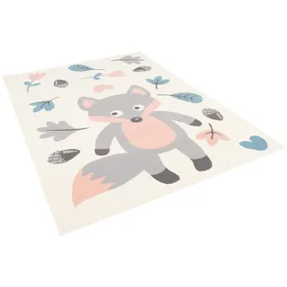 Pergamon Kinderteppich Trendline Pastell Fuchs Beige 80x150cm