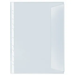 Veloflex 5345000 - Dokumentenhüllen, DIN A4, dokumentenecht, transparent farblos, 10 Stück