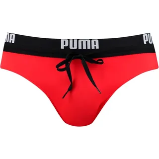 Puma Logo Badeslip Red L