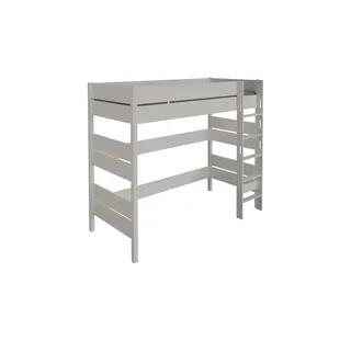 Paidi Hochbett TIAGO 120 x 200 cm Buche massiv grau kieselgrau