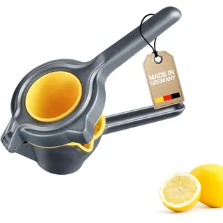 Westmark Zitronenpresse Limona Black Edition – Zitruspresse Manuell für Zitronen, Limetten & Orangen – Hand Entsafter in Anthrazit