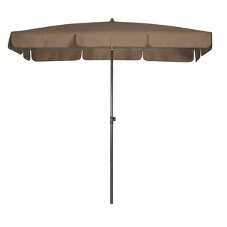 Doppler WATERPROOF III Sonnenschirm wasserdicht & höhenverstellbar greige 260 x 150cm