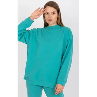 Basic Feel Good Wohlfühlen Damen-Sweatshirt Andrej türkis L/XL - Hellblau