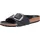 für Damen. 1006523 Ledersandalen Madrid schwarz (38), Wohnung, Keine, Lässig
