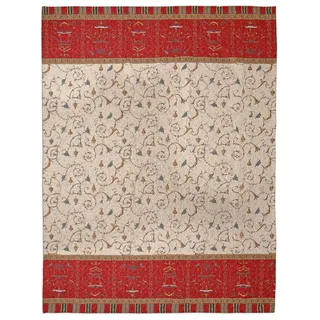 BASSETTI OPLONTIS Bettüberwurf 220 x 255 cm Rot