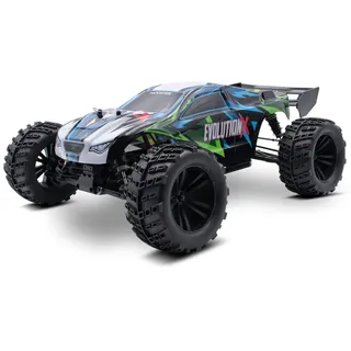 modster Monstertruck Evolution X 4WD RTR blau, grün (RTR Ready-to-Run)
