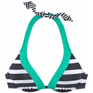 KangaROOS Bügel-Bikini-Top »Anita«, im angesagten Blockstreifendesign KangaROOS schwarz-weiß Gr.36 Cup B