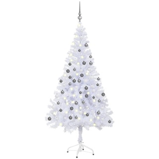 vidaXL Künstlicher Weihnachtsbaum mit LEDs & Kugeln 180 cm 620 Zweige