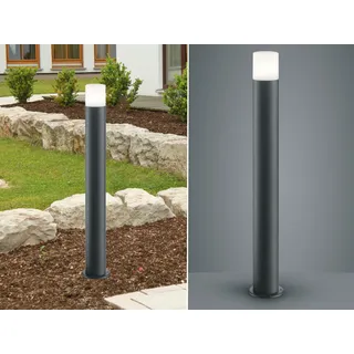 Außenwegeleuchten Anthrazit LED Pollerleuchten Outdoor Stehlampen für den Garten - Grau