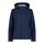 Woman Jacket Zip Hood Damen Blau 42
