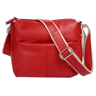 Samantha look Umhängetasche Leder Red