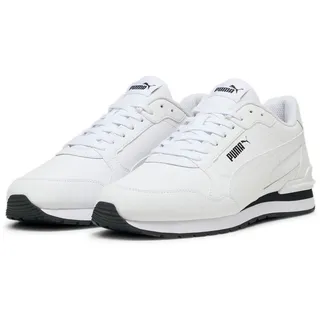 Puma ST Runner v4 L Sneaker, White Black White, 40.5 EU