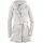 G G Damen Casual Strick Parka Mit Kapuze Und Gürtel Off White 36