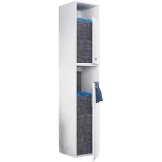 VCM Dreso XL Hochschrank 40 x 184 cm Weiß Holz/Kunststoff
