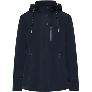 Sommerjacke GIL BRET "Sommerjacke mit Kapuze", Damen, Gr. 48, blau (dunkelblau), Obermaterial: 100% Polyester PES., Jacken Sommerjacke