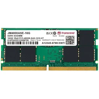 Transcend SO-DIMM-Speichermodul 16GB DDR5 4800MHz - JM4800ASE-16G