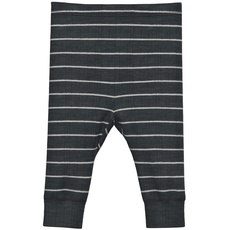 NAME IT Baby - Jungen Nbmwang Wool Needle Longjohn Noos Xxiii, Blue Graphite/Stripes:stripes, 74